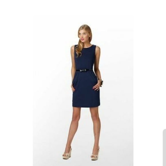 Lilly Pulitzer Navy Blue Julianna Dress XS - Picture 1 of 9